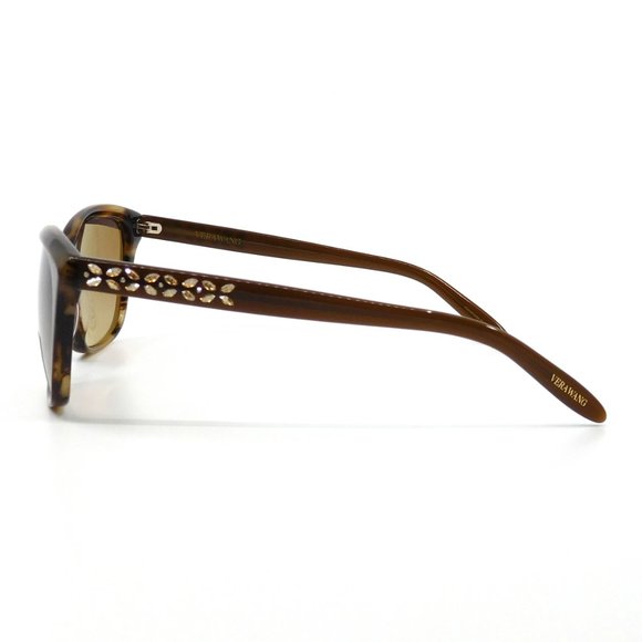VERA WANG “Dasnee” Walnut Tortoise Sunglasses main image 4